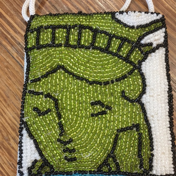 Vintage New York Beaded Coin Purse - Picture 6 of 8